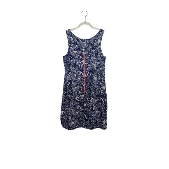 Lilly Pulitzer for Target Dress Womens Size 4 Blue Upstream Fish Shift Stretch - Picture 4 of 11